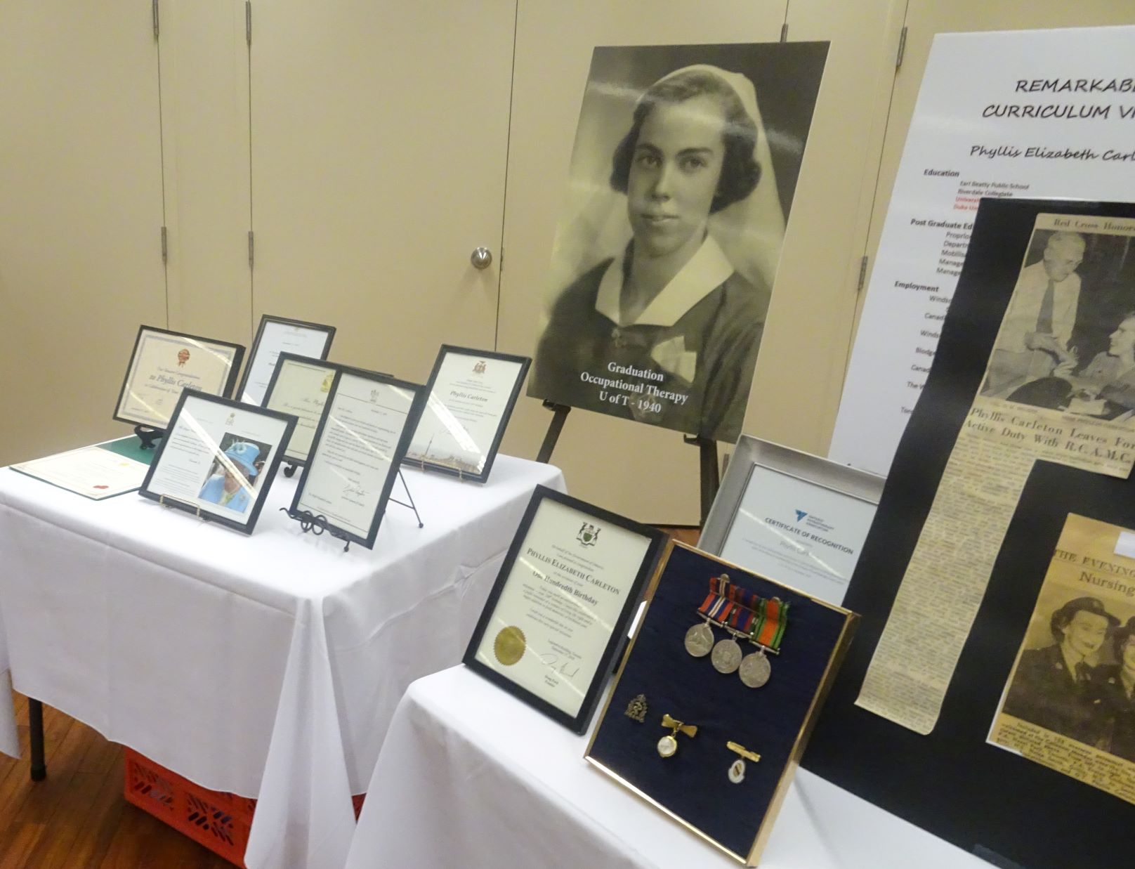 Phyllis-Carleton-awards-certificates