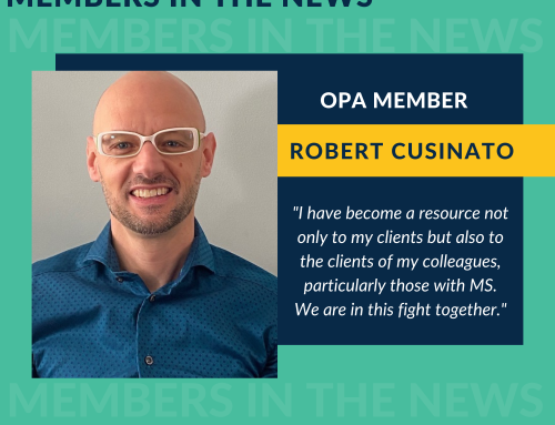 MEMBERS IN THE NEWS – ROBERT CUSINATO, ‘YOU ARE NOT ALONE’