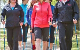 Nordic Pole Walking Group with Jennifer Howey Physiotherapist